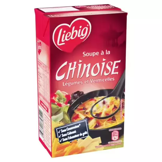 Liebig Chinese vegetables soup & vermicelli pasta 1L