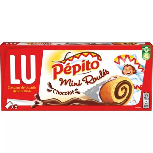 LU Pepito Chocolate Mini Roules 150g