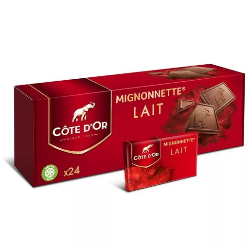 Cote D'or Milk Chocolate Mignonette extra fine x24 240g