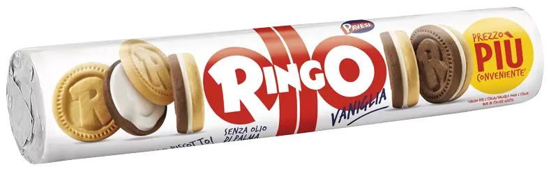 Pavesi Ringo Tubo Vaniglia 165g