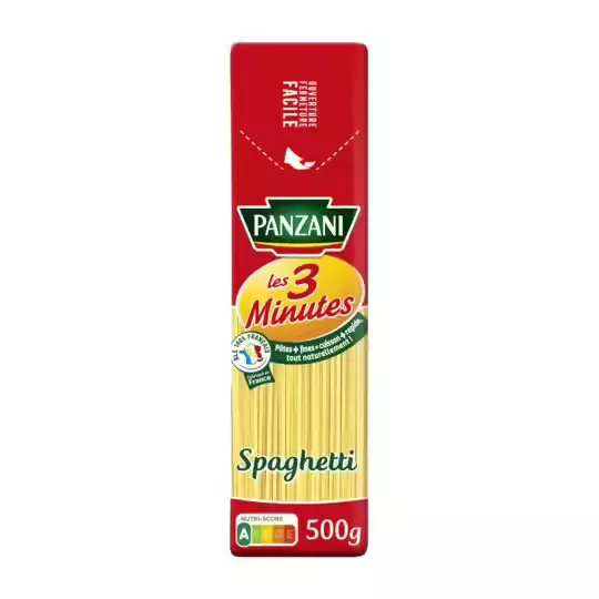 Panzani Spaghetti pasta 3 minutes 500g