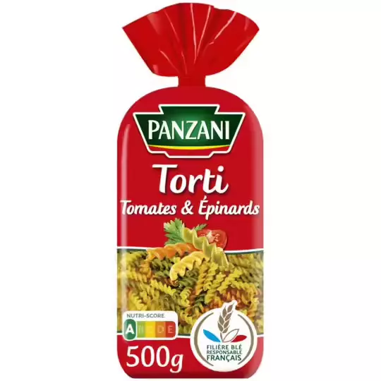 Panzani Torti pasta Spinach & Tomatoes 500g