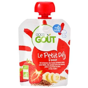 Good Gout Organic Strawberry breakfast for baby 70g