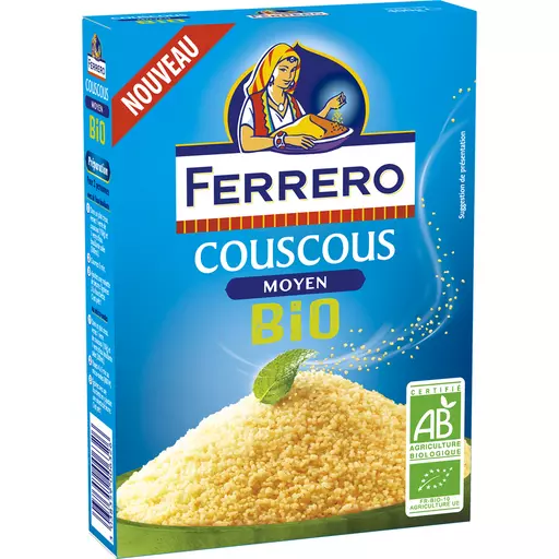 Ferrero Medium Couscous Organic 400g