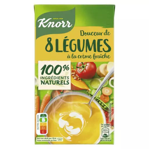 Knorr 8 Vegetables soup with creme fraiche 50cl