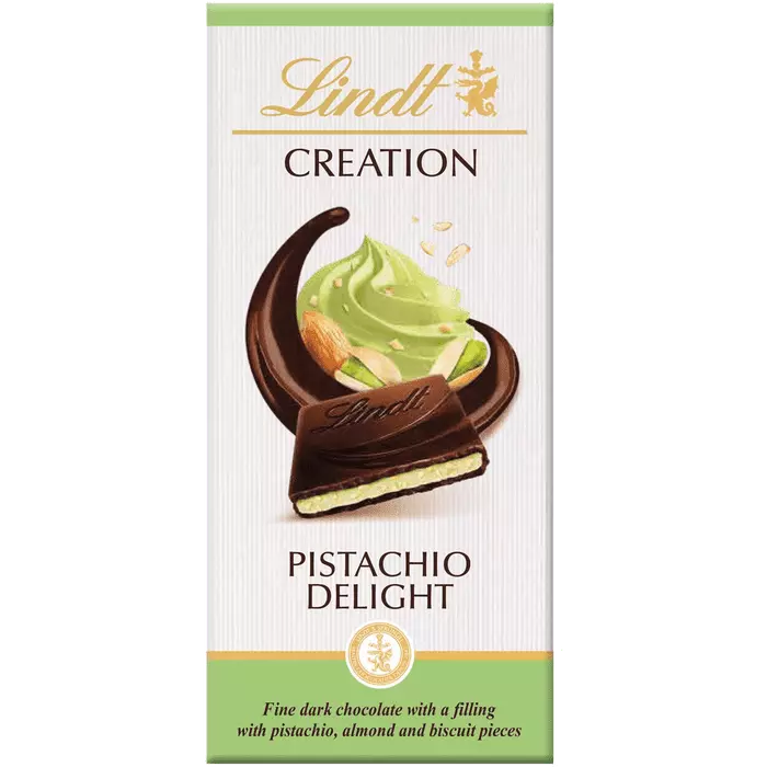Lindt Dark chocolate creation pistachio delight 150g