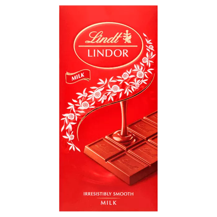 Lindt Lindor Milk chocolate tablet 100g