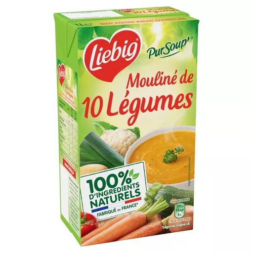 Liebig Mouline of 10 vegetables varieties soup 1L