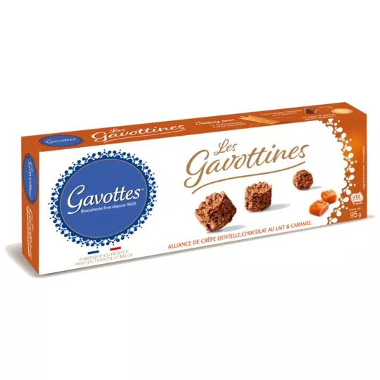 Gavottes Milk Chocolate & Caramel 95g