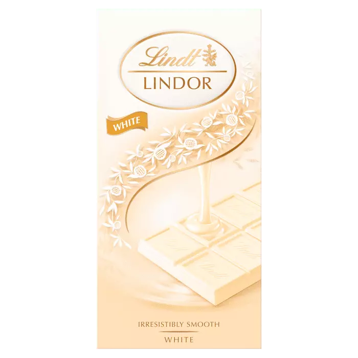 Lindt Lindor White chocolate tablet 100g