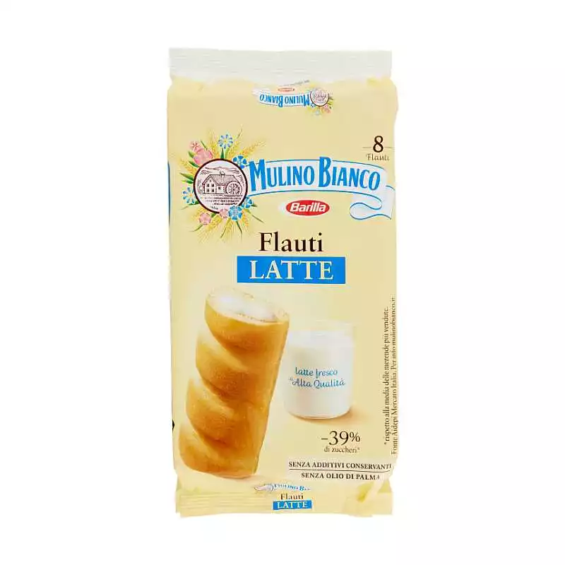 Mulino Bianco Flauti Latte (milk based) 280g