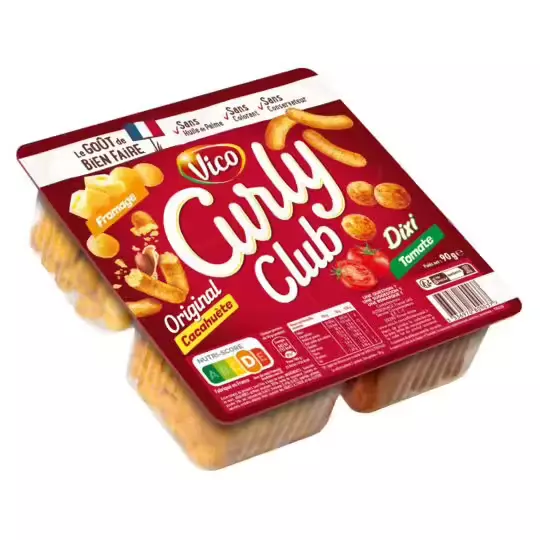 Lorenz Curly Club variety snacks tray 90g