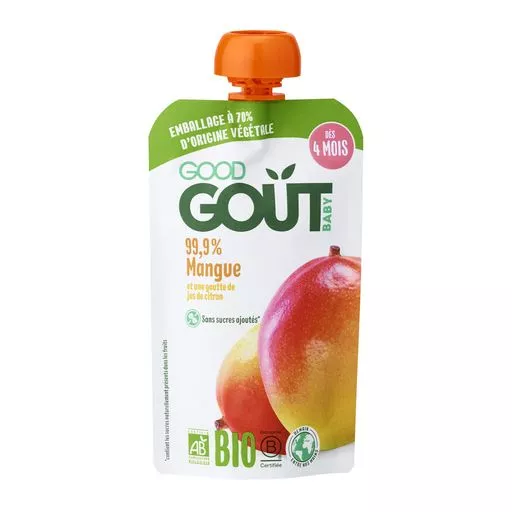 Good Gout Organic pouch Mango from 4 months 120g