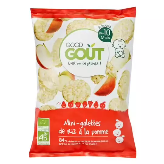 Good Gout Organic Baby cookies rice & apple 40g