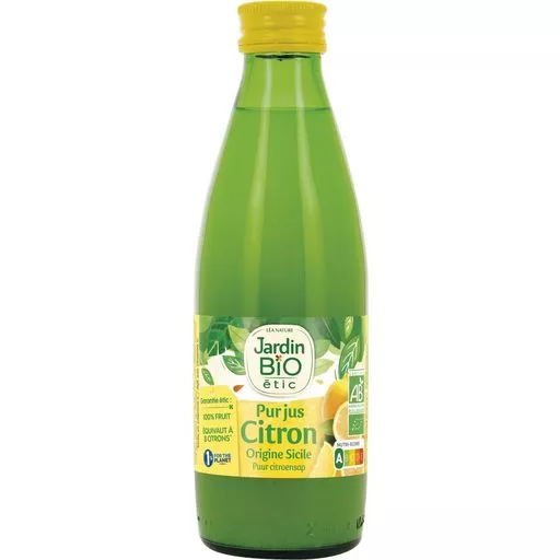 Jardin BIO Organic Sicilian lemon juice 25cl
