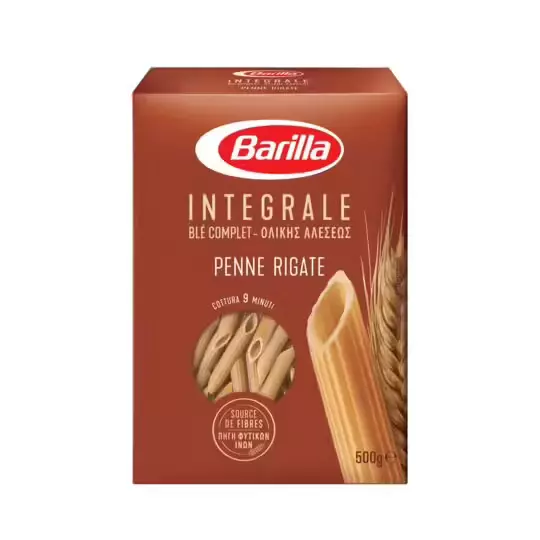 Barilla Integrali Penne Rigate pasta (pennete) 500g