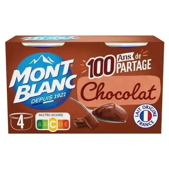 Mont Blanc Dessert chocolate creme 4x125g