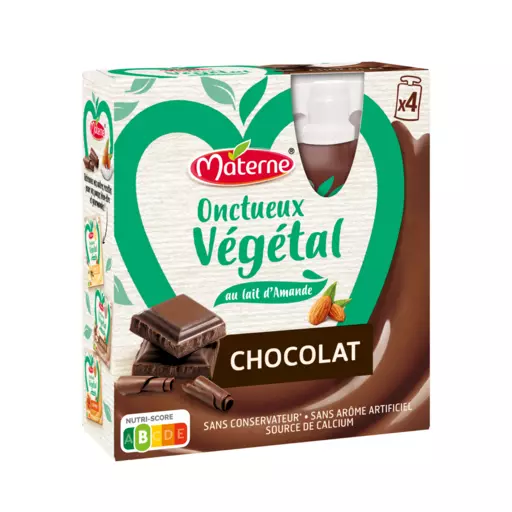 Materne Onctueux Vegetal with almond milk and chocolate 4x85g
