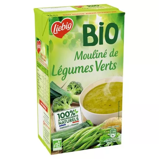 Liebig Mixed Green Vegetable Organic soup 1L