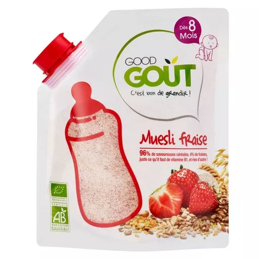 Good Gout Organic Strawberry Muesli from 8 months 200g