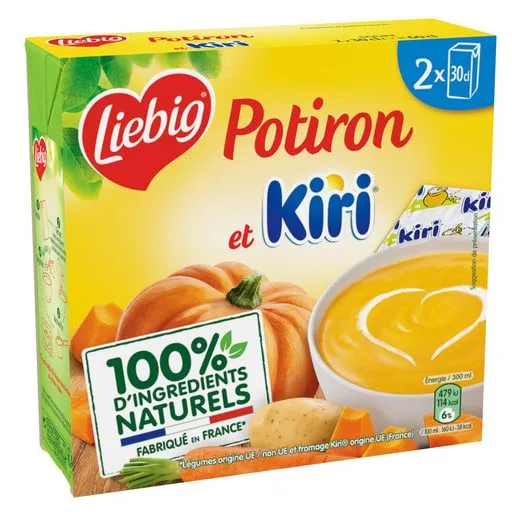Liebig Pumpkin soup with Kiri 2x30cl
