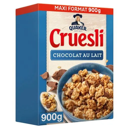 Quaker Cruesli Family Pack milk chocolate cereals 900g