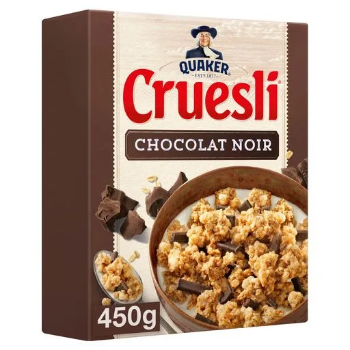 Quaker Cruesli Dark chocolate cereals 450g