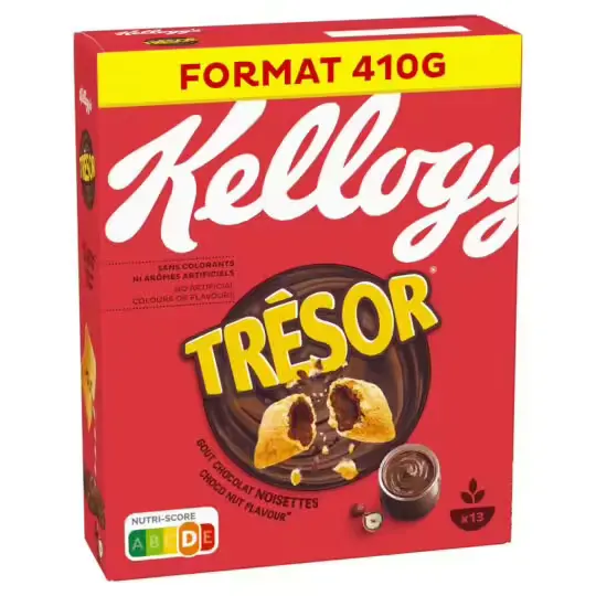 Kellogg's Tresor Chocolate Hazelnut Cereal 410g