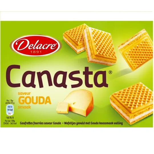 Delacre Canasta gouda cheese flavoured 75g