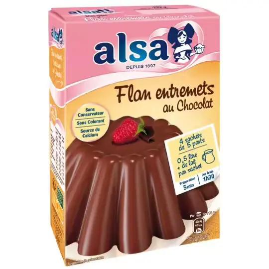 Alsa Chocolate Flan preparation kit 232g