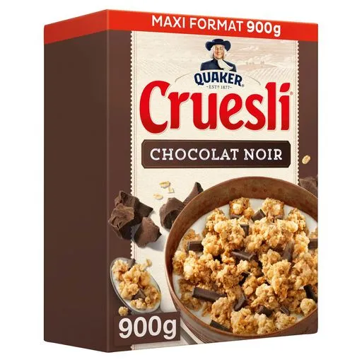 Quaker Cruesli Family Pack Dark chocolate cereals 900g