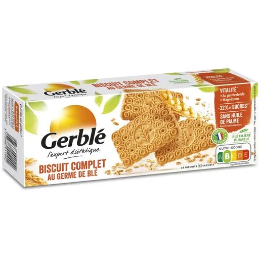 Gerble Whole wheat germ's biscuits 210g