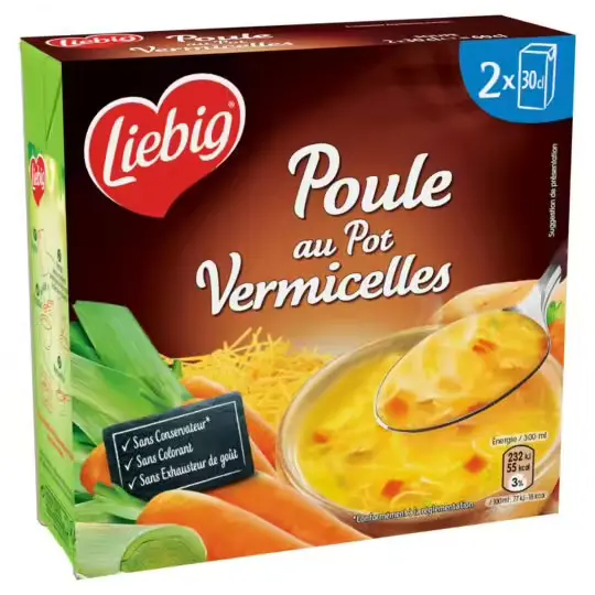 Liebig Chicken Soup with Vermicelli 2x30cl
