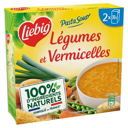 Liebig Vegetable & Vermicelli soup 2x30cl