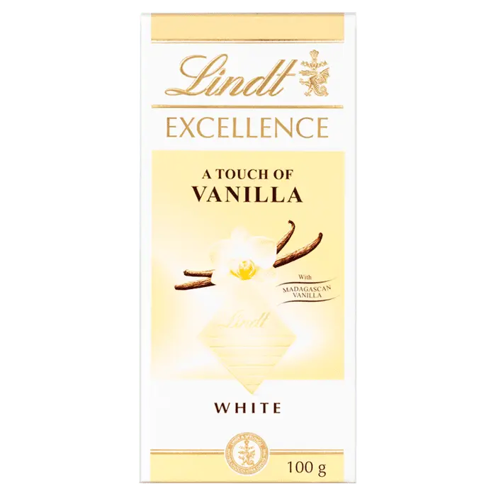 Lindt Excellence White Vanilla 100g