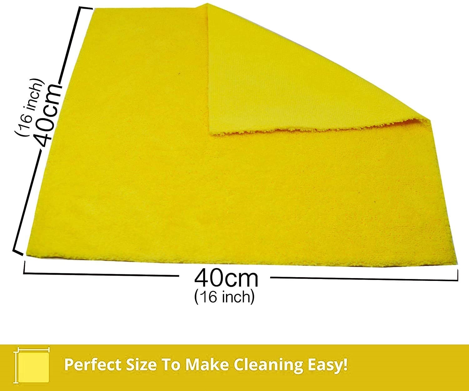 Disposable towel 2 yellow cotton pleats x250