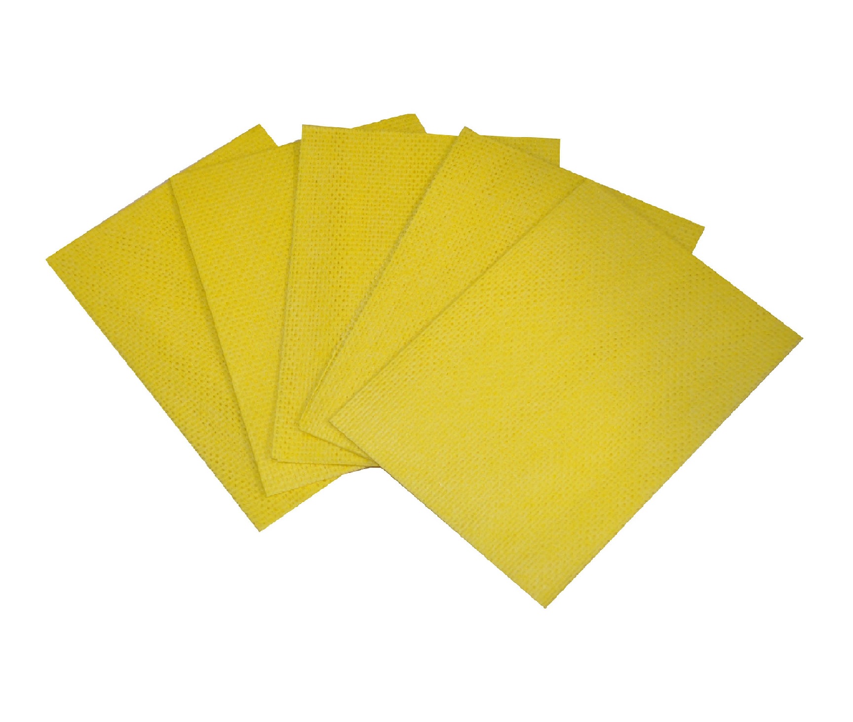 Disposable towel 2 yellow cotton pleats x250