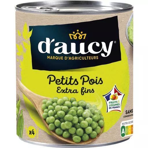 D'aucy Extra fine peas 560g