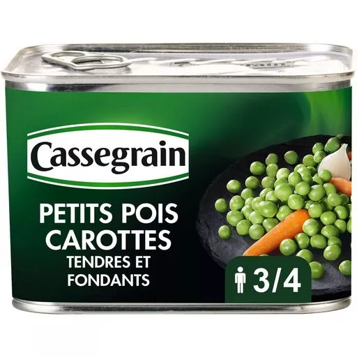 Cassegrain Extra fine peas & Carrots 465g