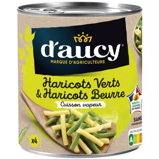 D'aucy Green Beans & butter beans mix 455g