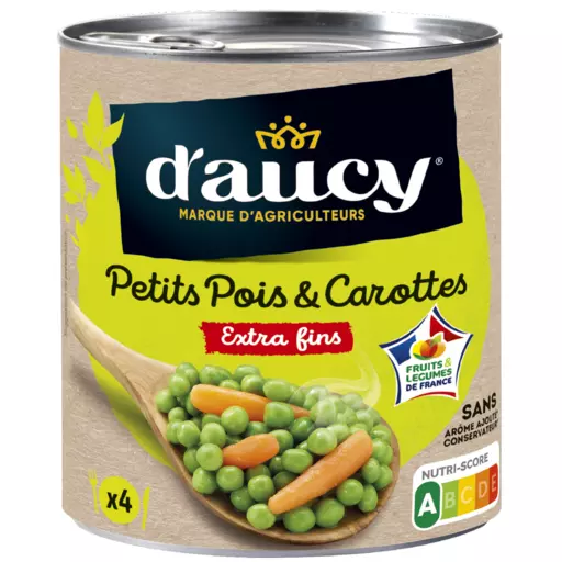 D'aucy Extra fine peas & Carrots 530g