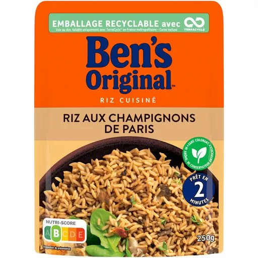 Uncle Ben's Rice with Paris's Mushrooms 250g