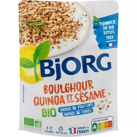 Bjorg Organic Boulgour Quinoa & Sesame doypack 250g