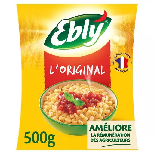 Ebly precooked durum wheat quick cooking 500g