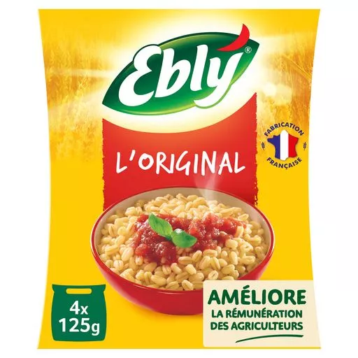 Ebly 100% natural durum wheat quick cooking 4x125g
