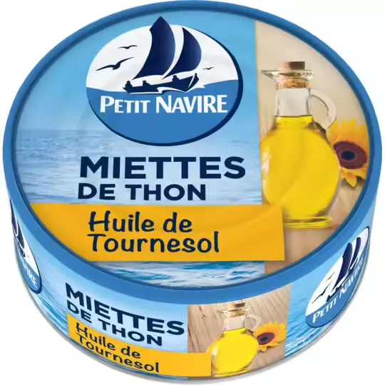 Petit Navire Tuna flakes in sunflower oil 160g