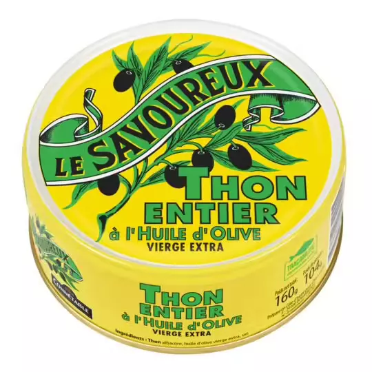 Connetable Le Savoureux Tuna chunks in olive oil 160g