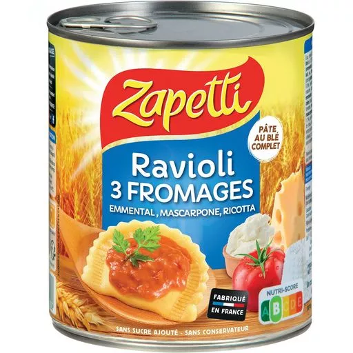 ⇒ Zapetti 3 cheeses raviolis • EuropaFoodXB • Buy food online