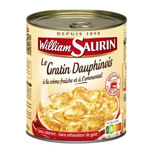 William Saurin Gratin Dauphinois 850g