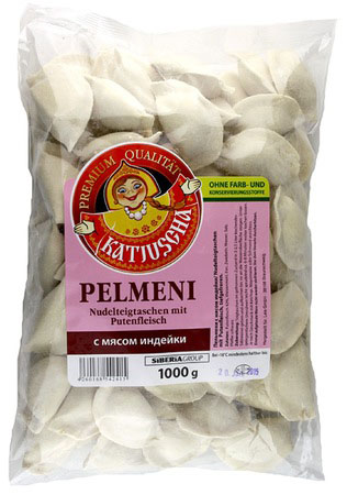 Katjusha Pelmeni with turkey meat 1kg